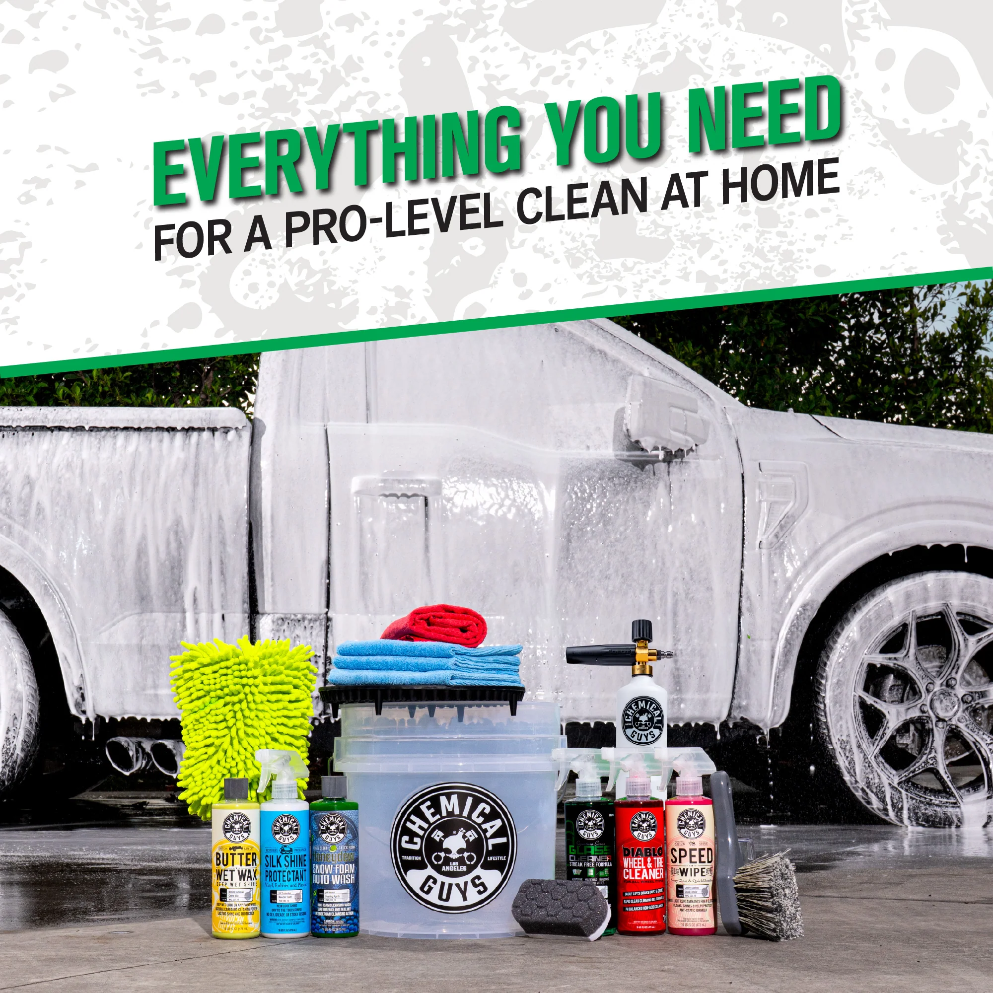 16-Piece Arsenal Builder Ceramic Protection Car Wash Kit with TORQ Foam Blaster - Image 2