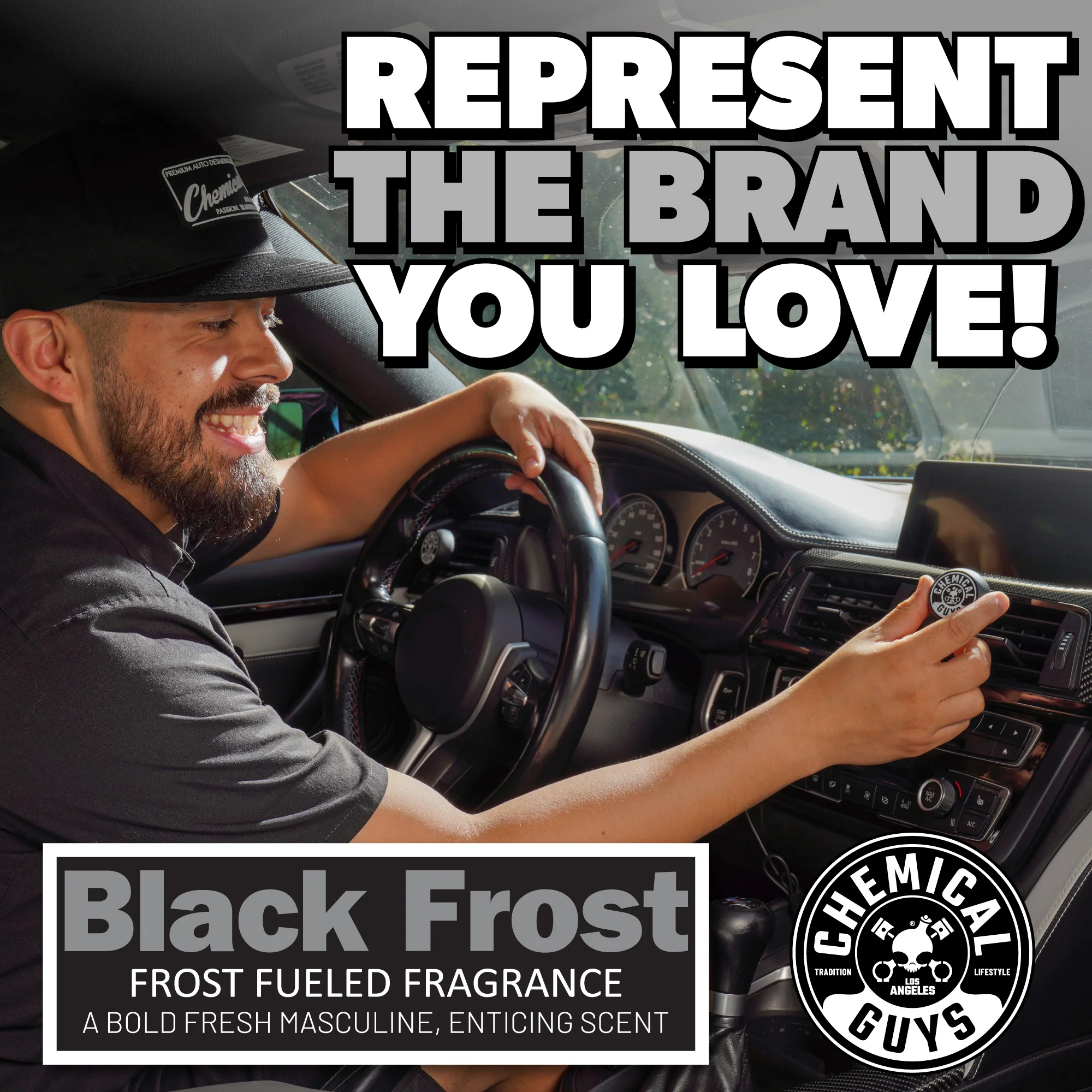 Black Frost Vent Clip Air Freshener - Image 4