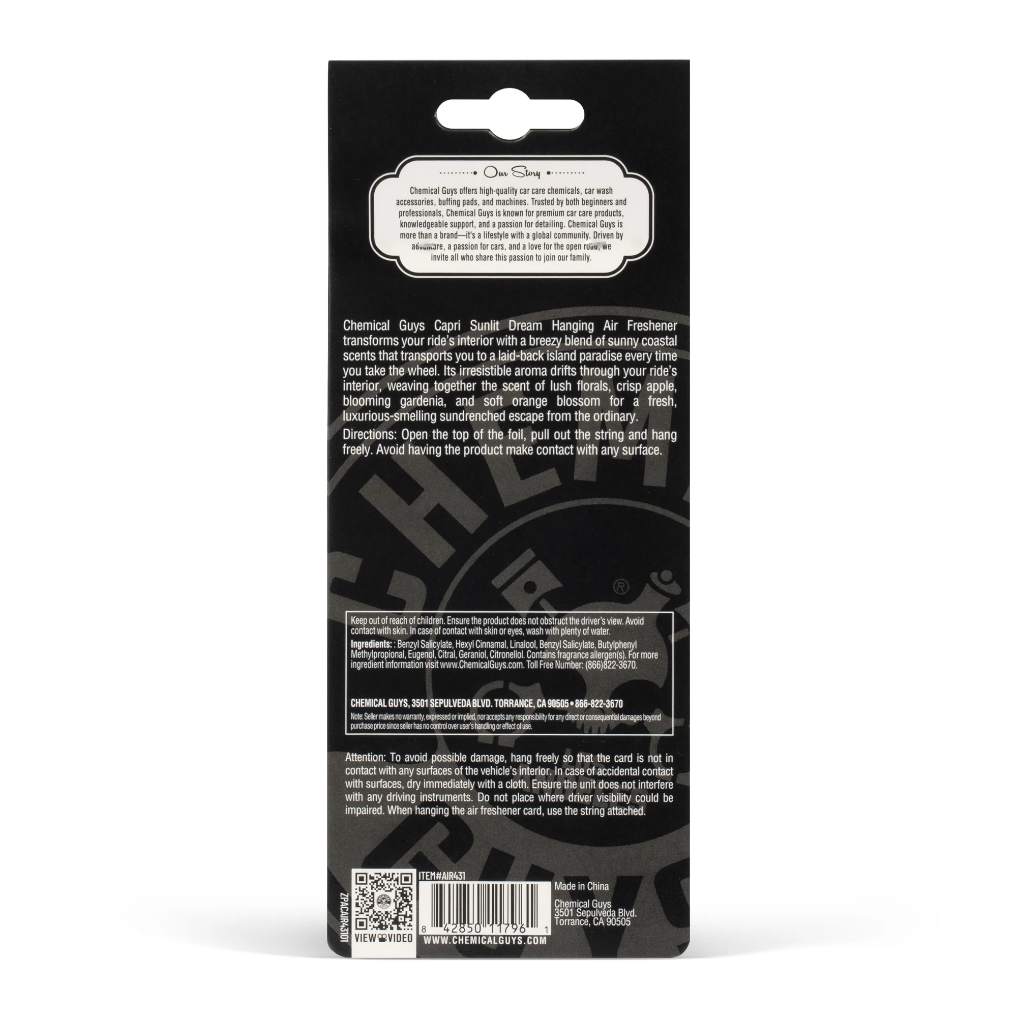Capri Sunlit Dream Hanging Air Freshener - Image 5