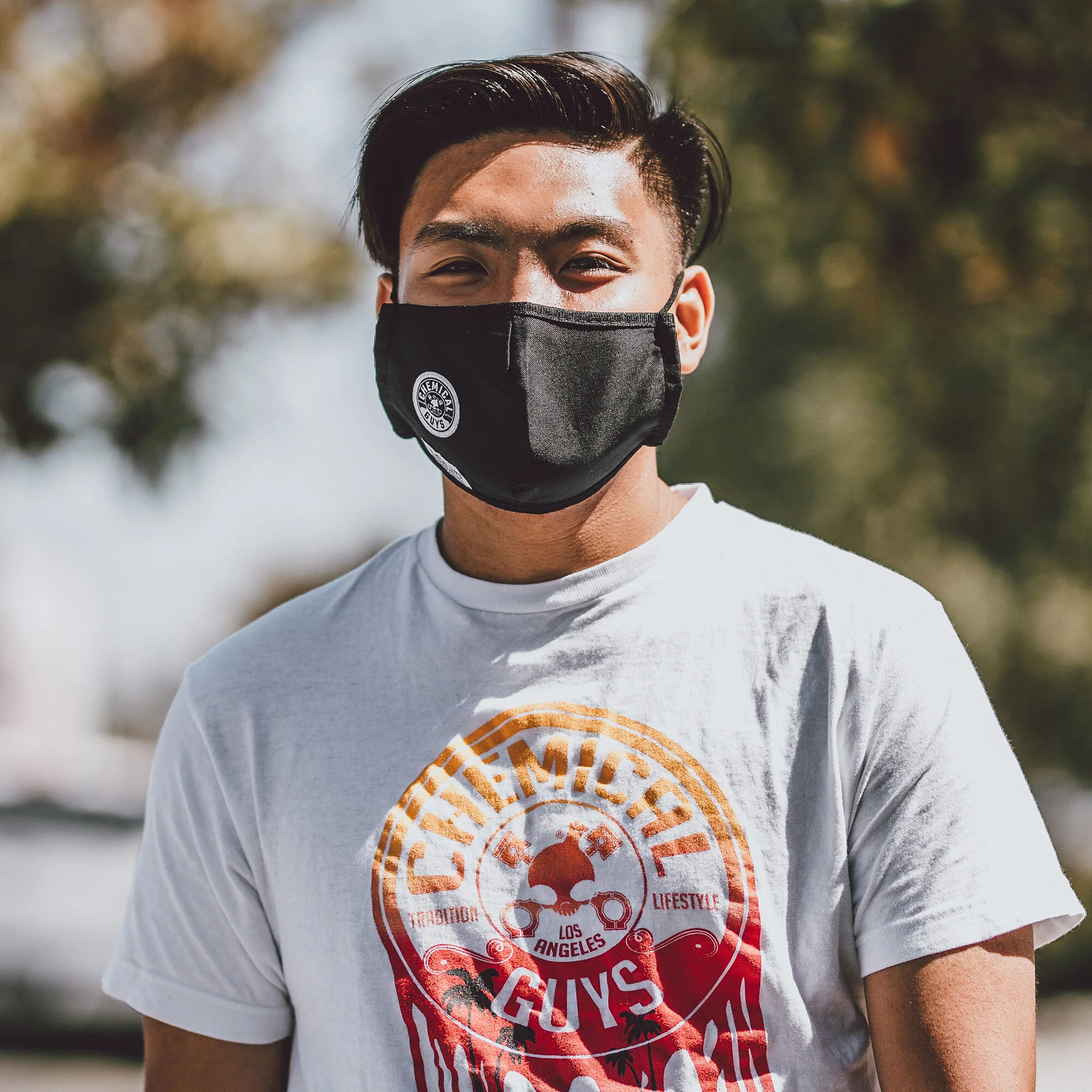 Chemical Guys Black Cotton Non-Medical Face Mask - Image 8