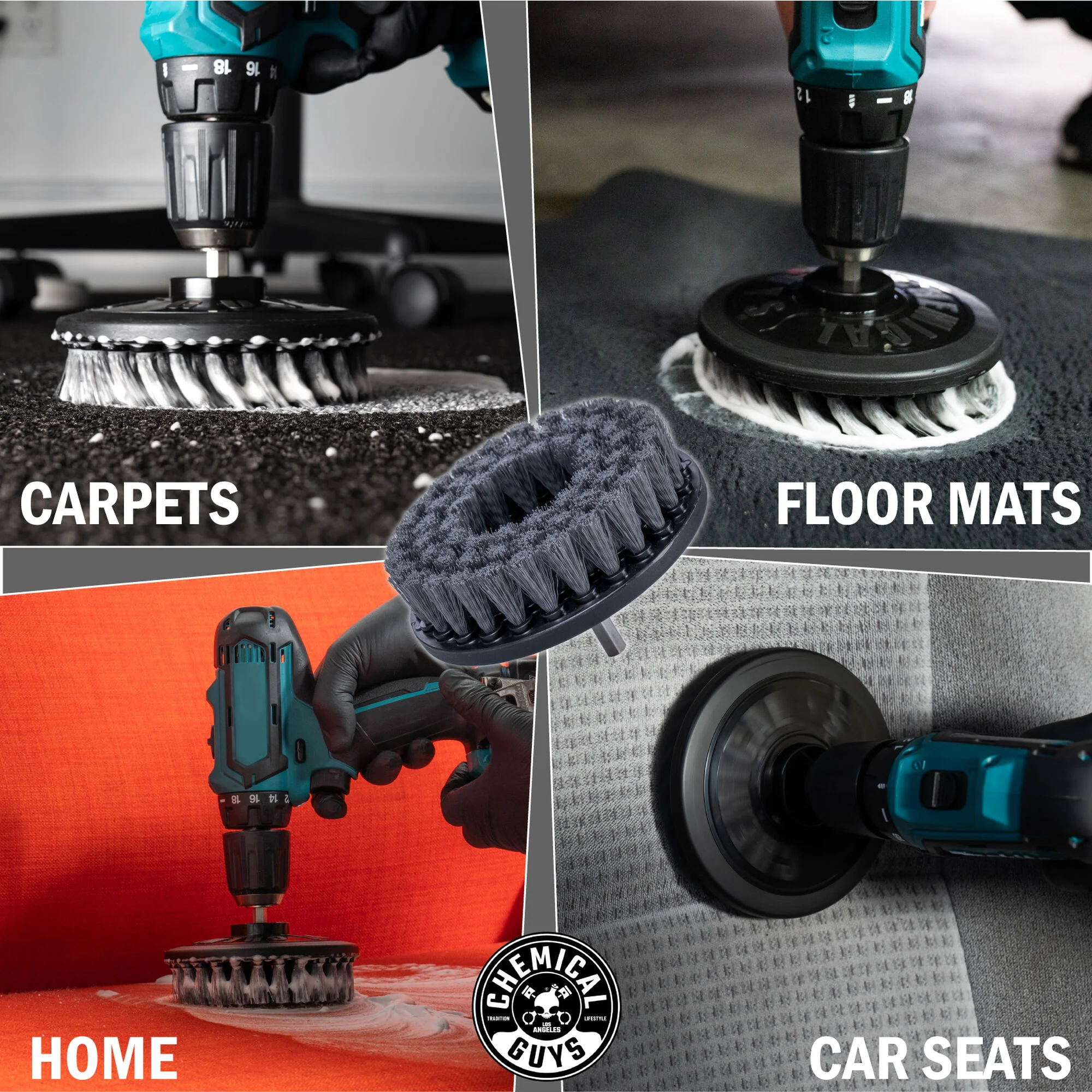 Chemical Guys Spinner Multi-Surface Drill Brush, Light Duty - Image 3