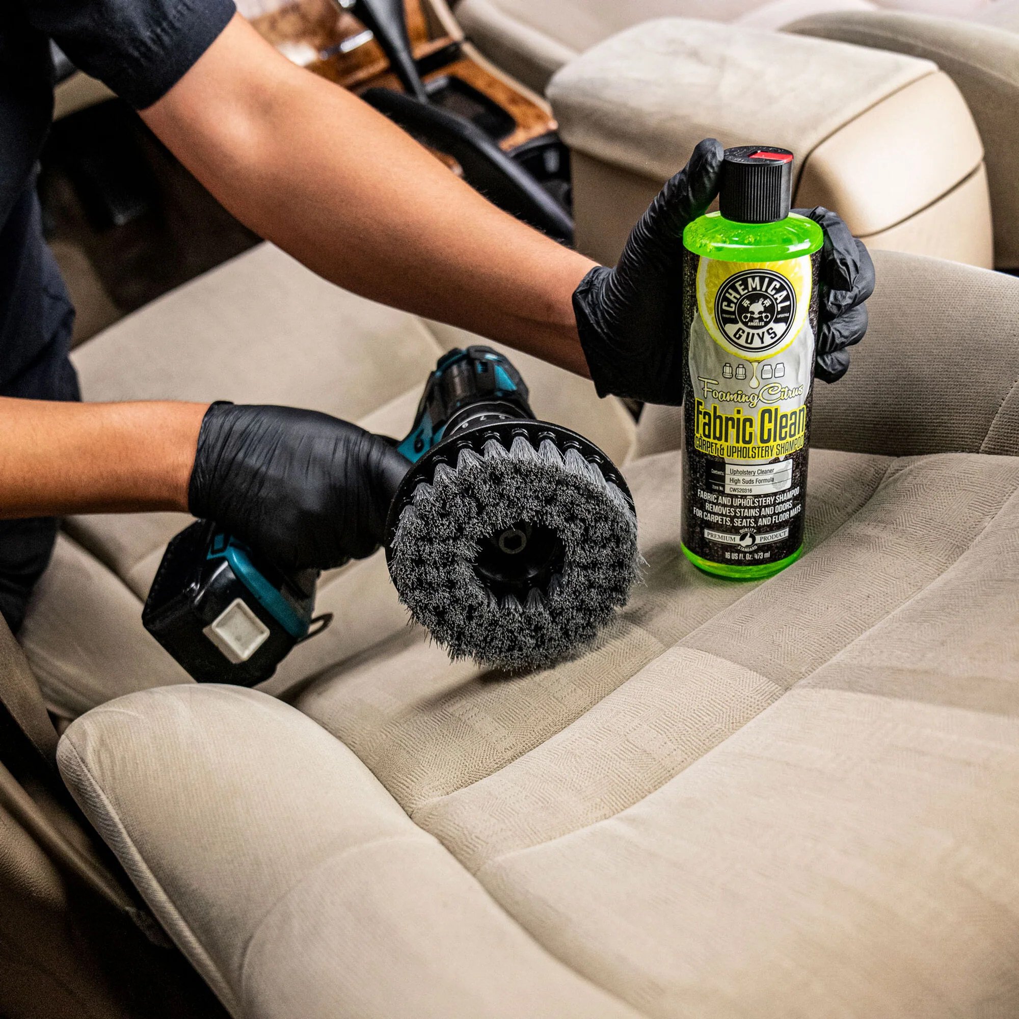 Chemical Guys Spinner Multi-Surface Drill Brush, Light Duty - Image 7
