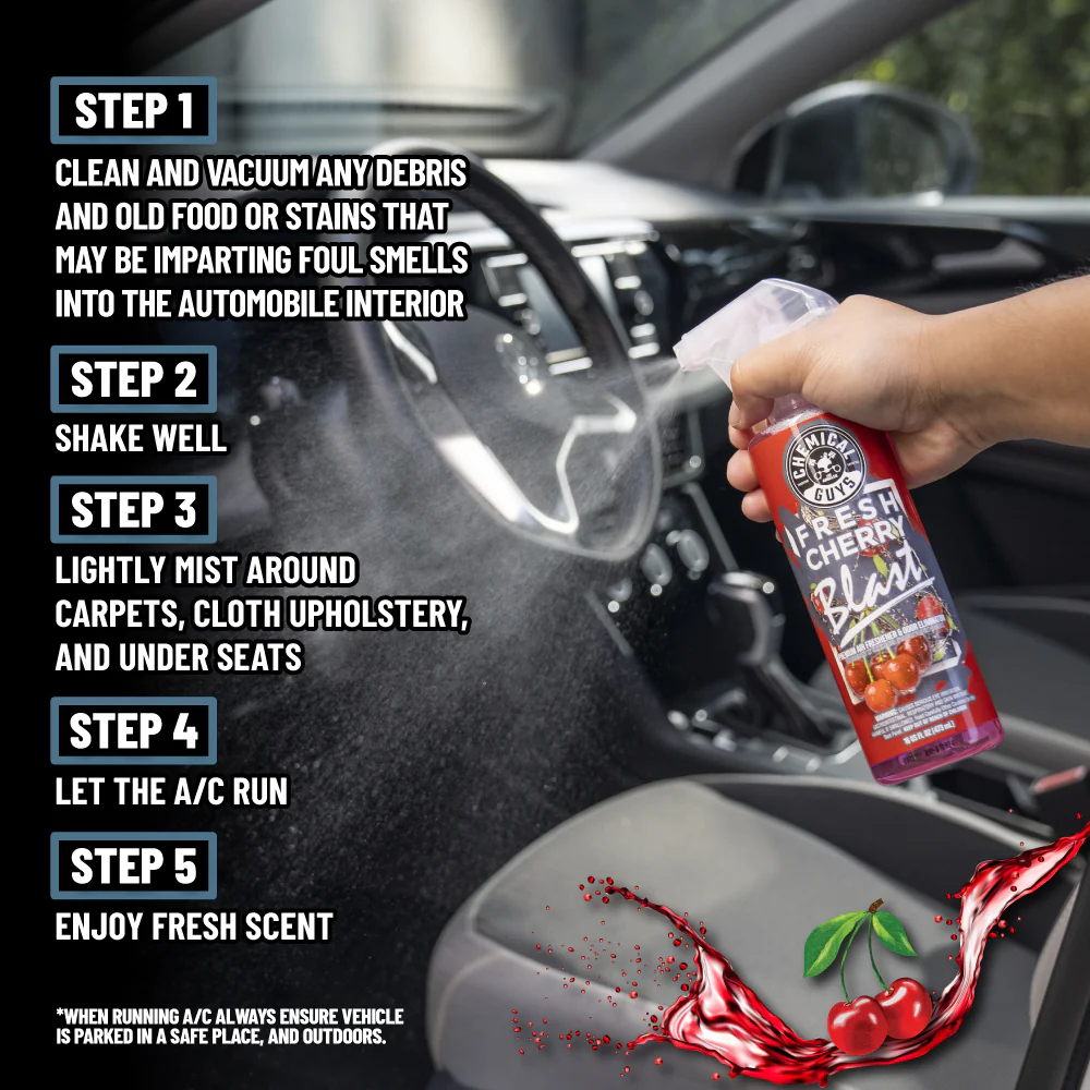 Cherry Blast Air Freshener Spray & Hanging Kit - Image 5