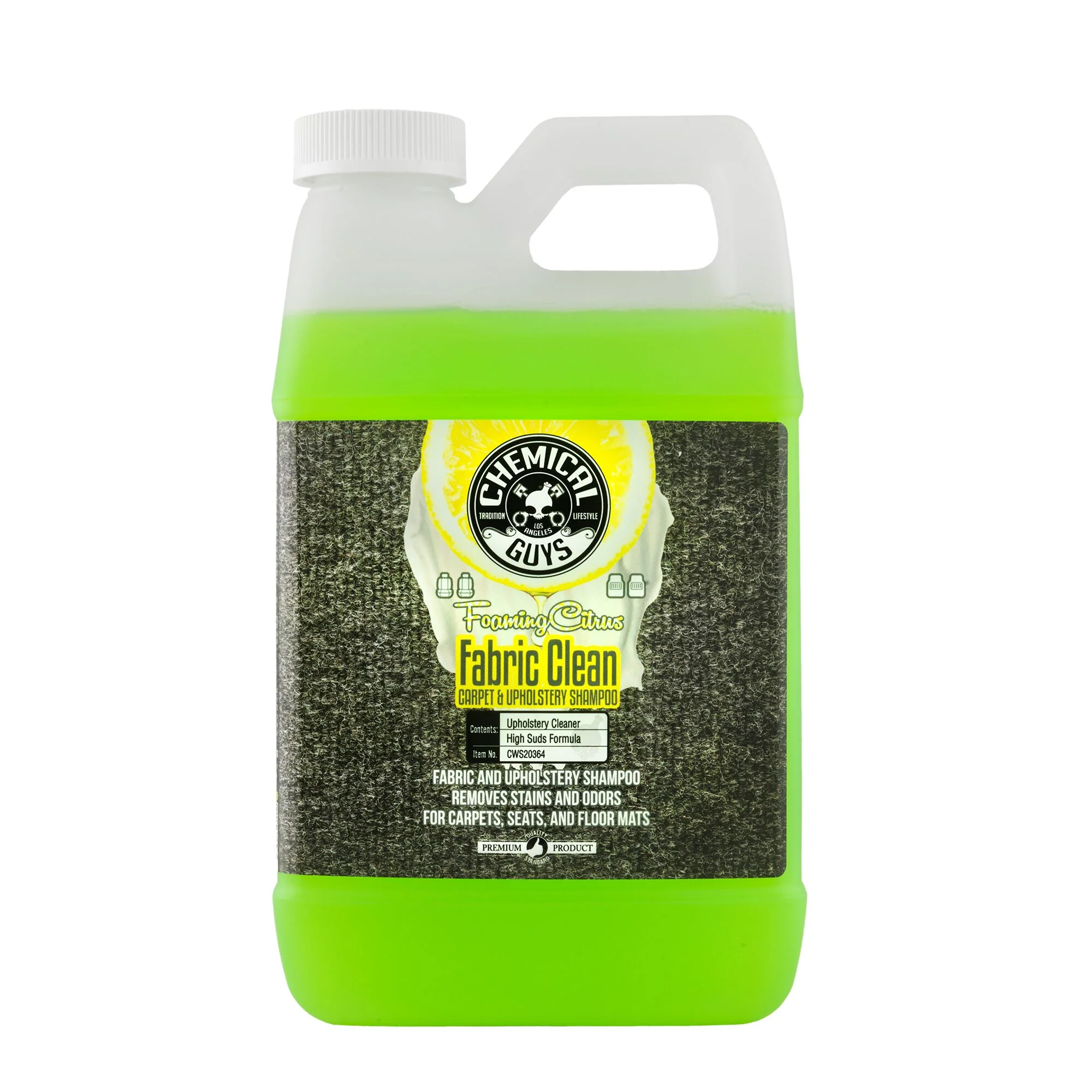 Foaming Citrus Fabric Clean Carpet & Upholstery Shampoo - Image 14