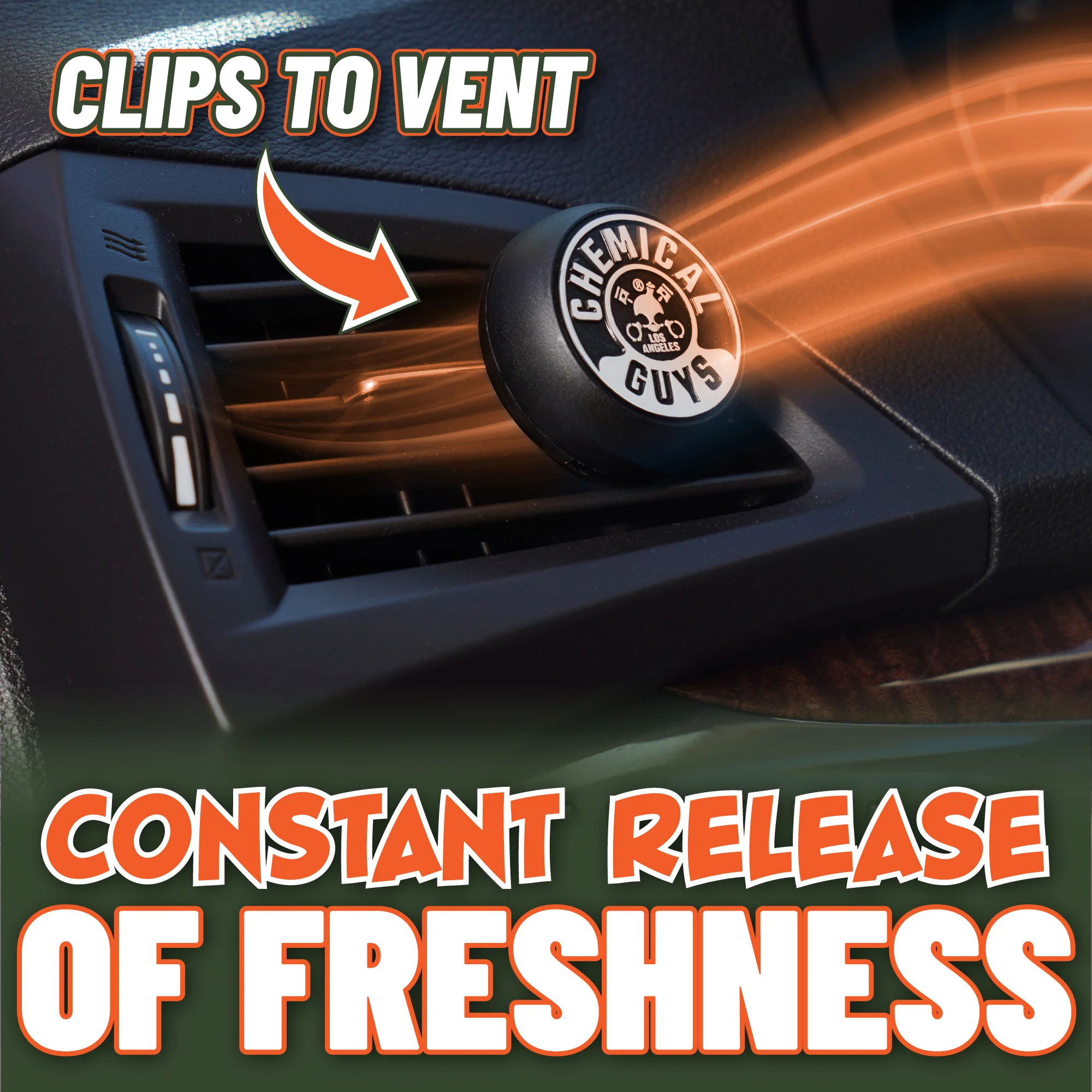 Happy Trail Outdoorsy Pine Vent Clip Air Freshener - Image 3