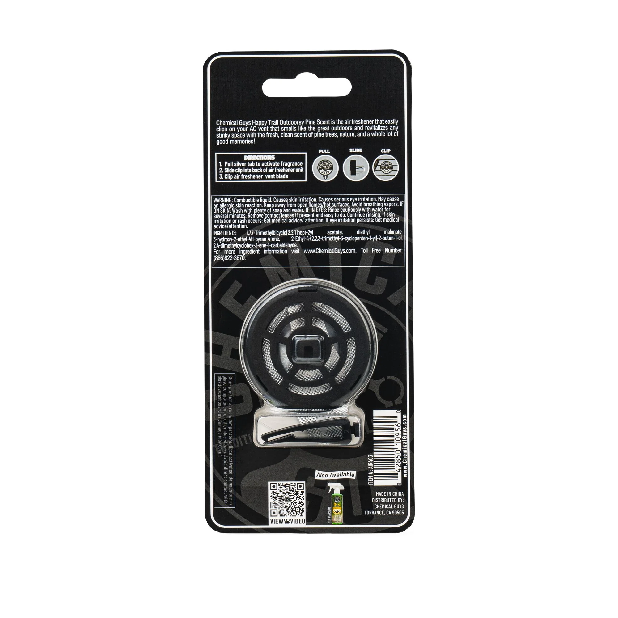 Happy Trail Outdoorsy Pine Vent Clip Air Freshener - Image 8