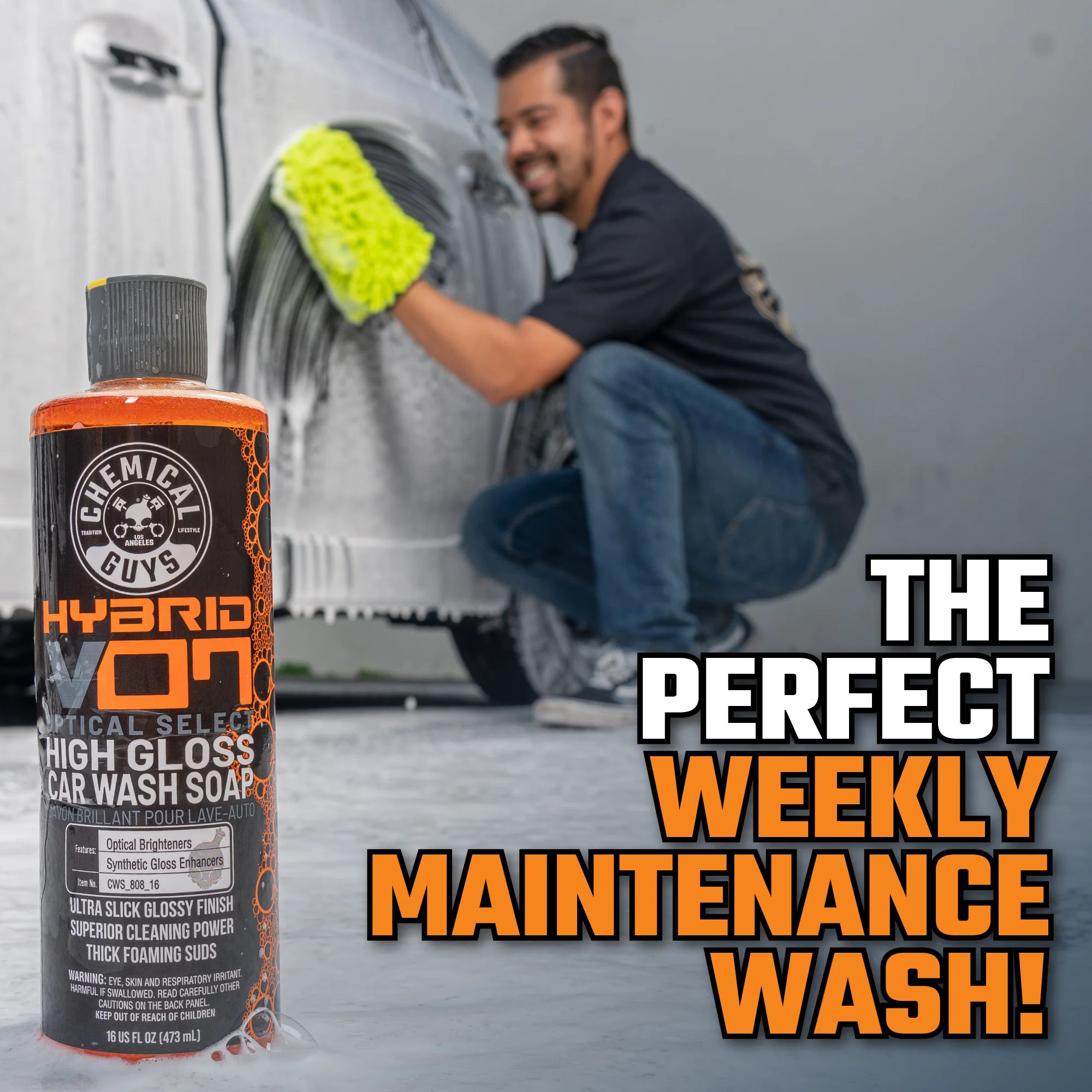 Hybrid V07 Optical Select High Suds And Brilliant Shine Car Wash Soap - Image 4