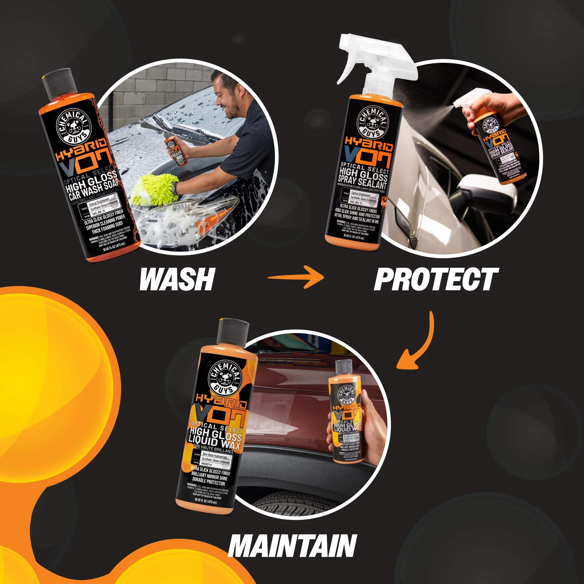 Hybrid V07 Optical Select Wash, Wax & Sealant Bundle - Image 3