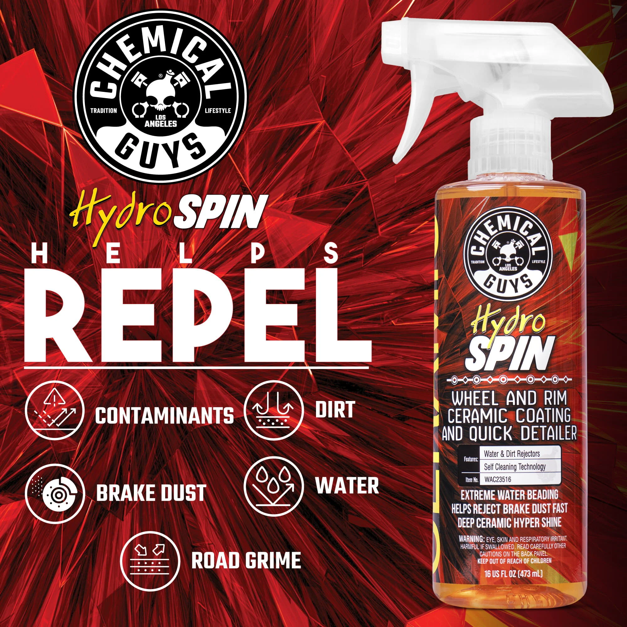HydroSpin Wheel and Rim Ceramic Coating and Quick Detailer - Image 2