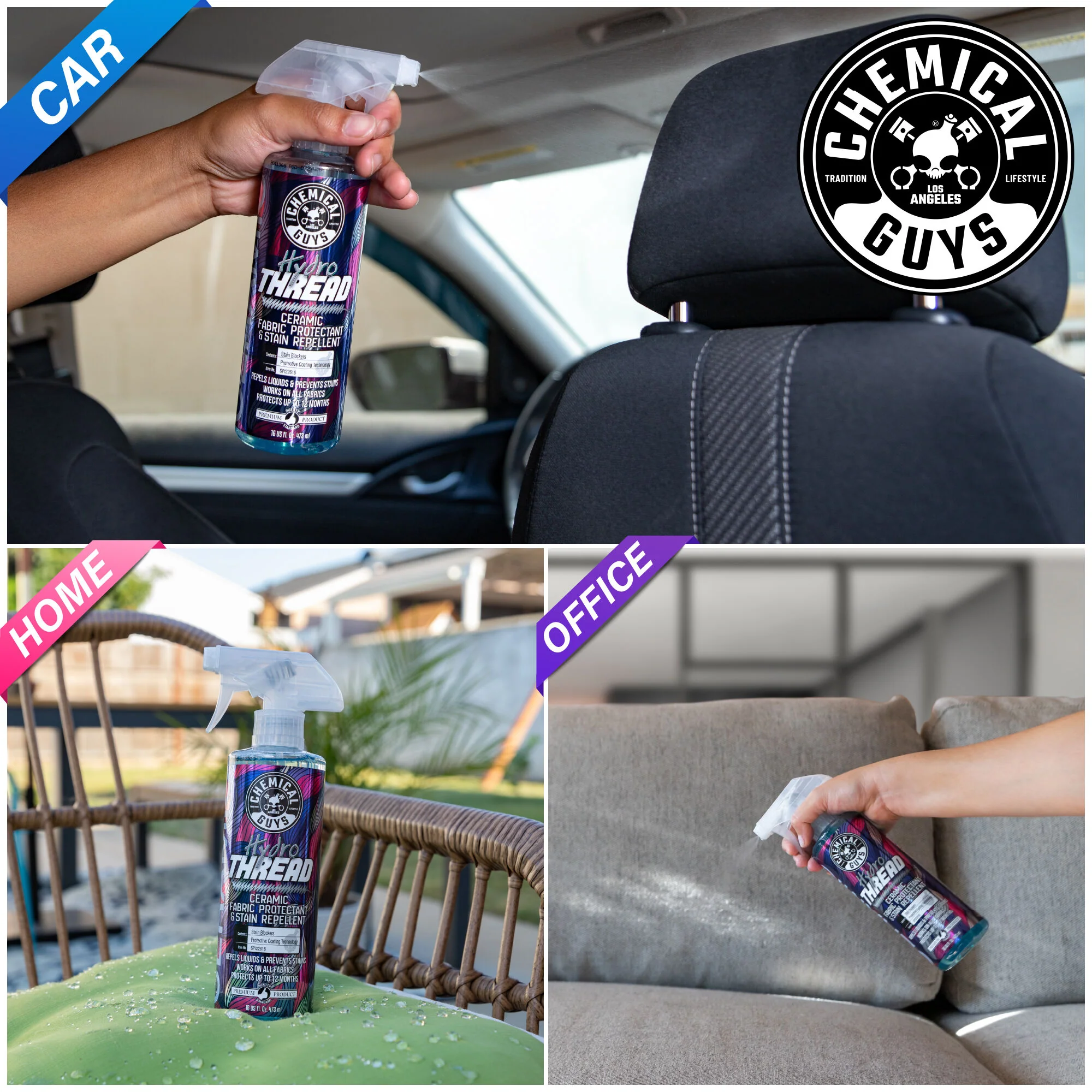 HydroThread Ceramic Fabric Protectant & Stain Repellent - Image 17