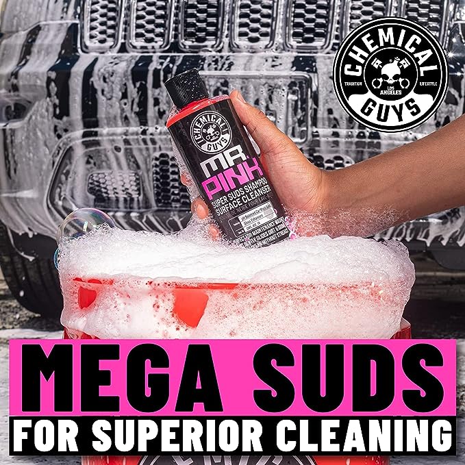 Mr. Pink Foam Party Car Wash Deluxe Kit with Foam Gun - Image 4