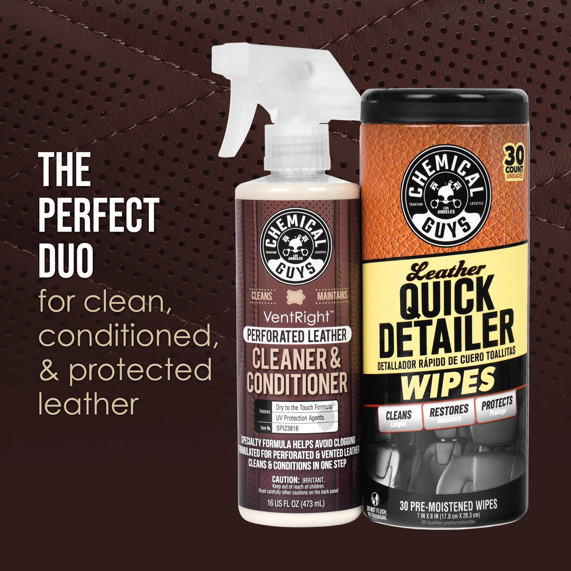 Perforated Leather Quick Detail Kit - Image 2