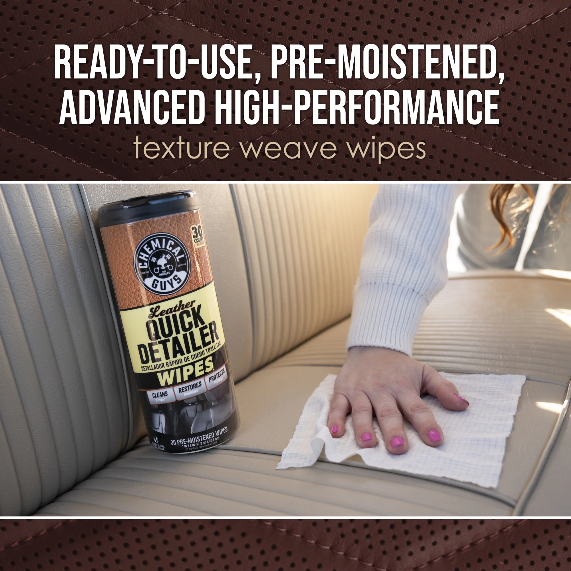 Perforated Leather Quick Detail Kit - Image 5