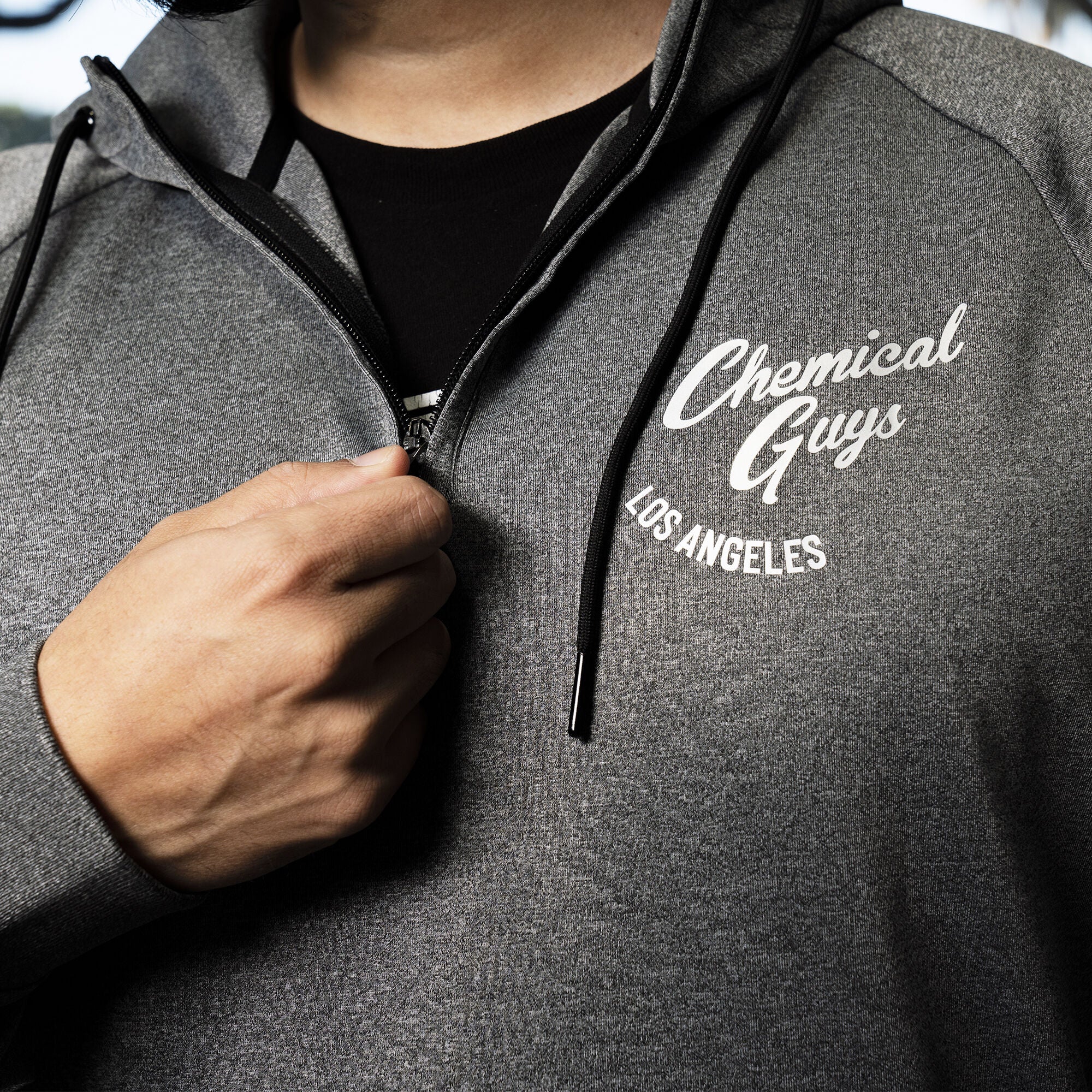 Quarter Zip Drip Pullover Hoodie - Image 3