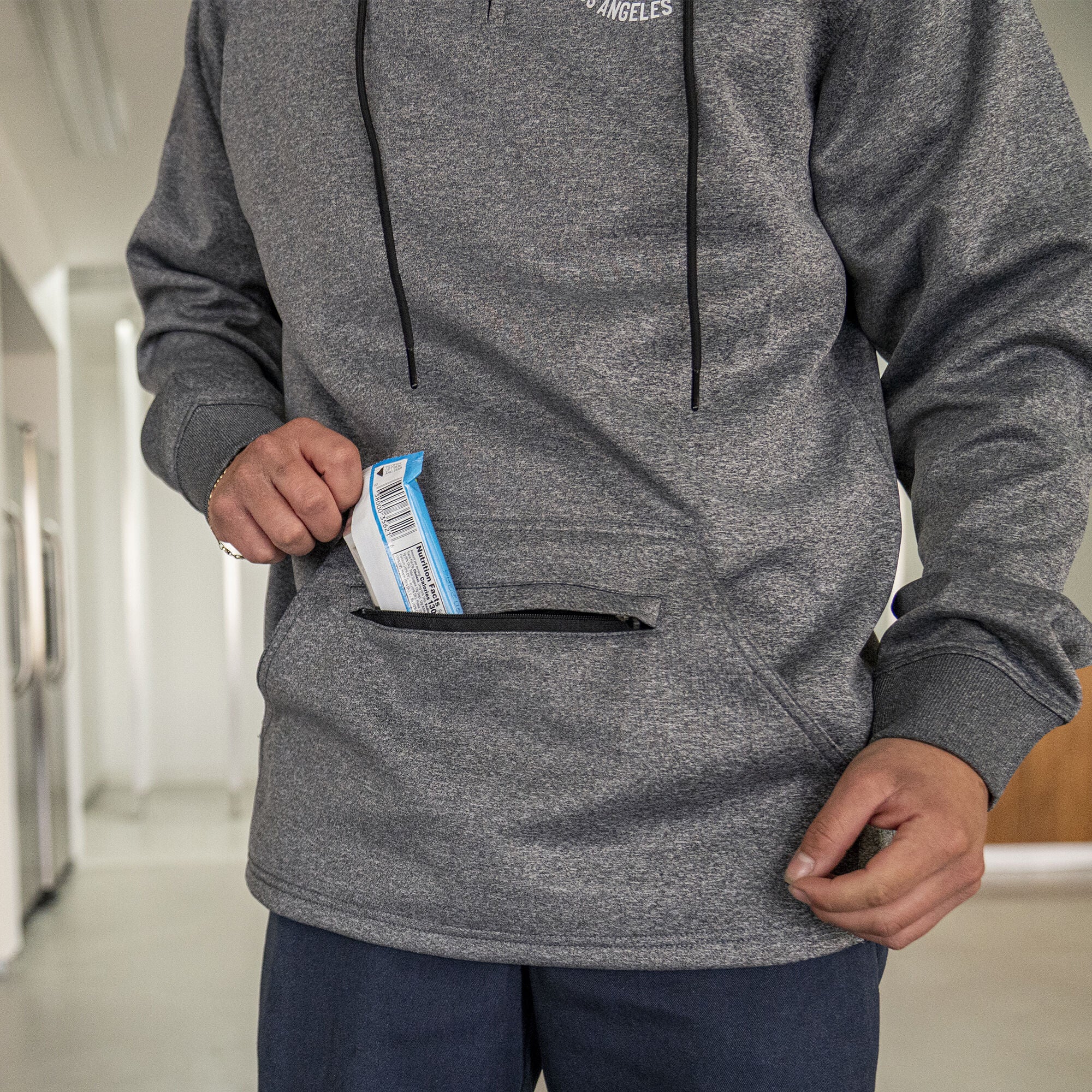 Quarter Zip Drip Pullover Hoodie - Image 5