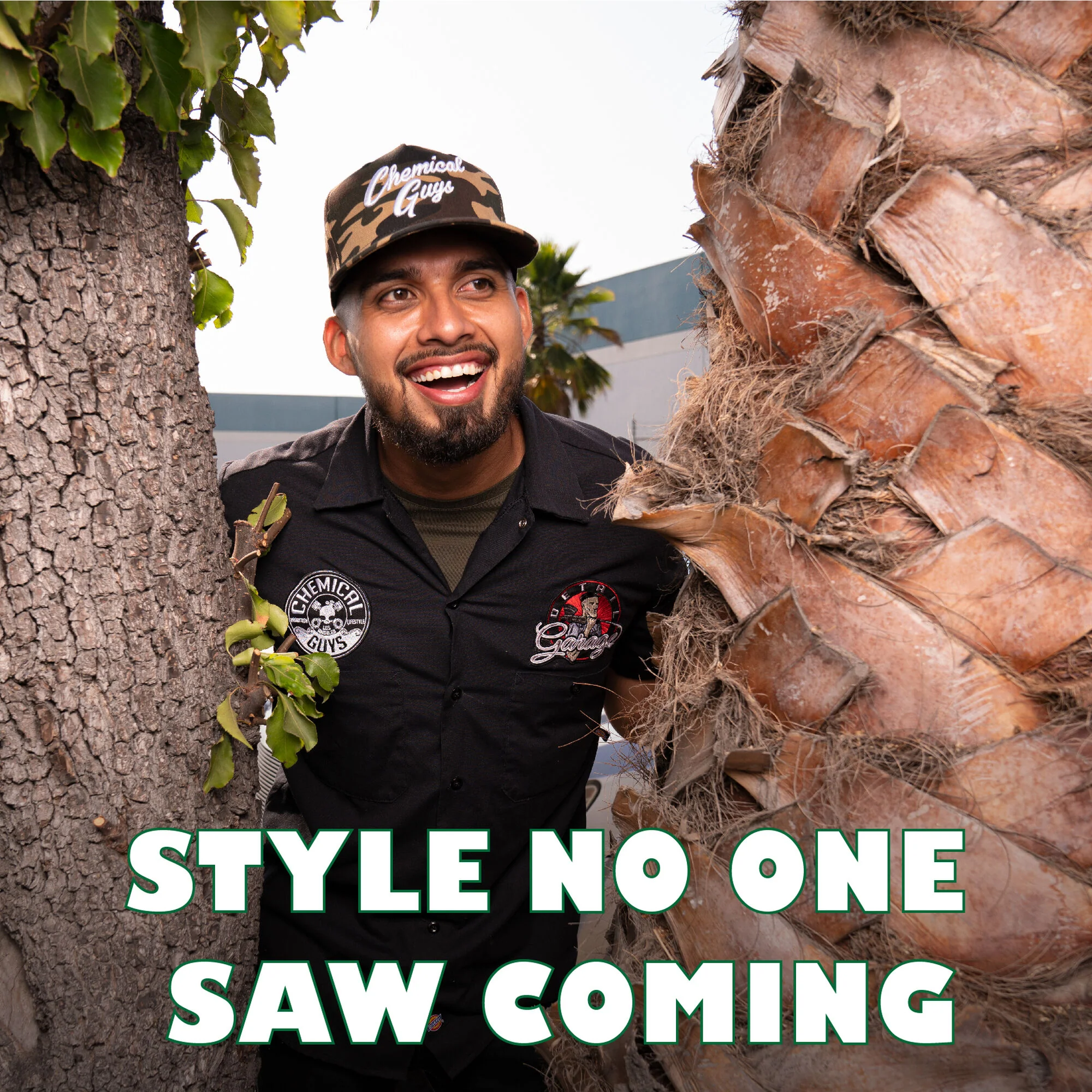 Snap-It-Back Camo Script Hat - Image 7