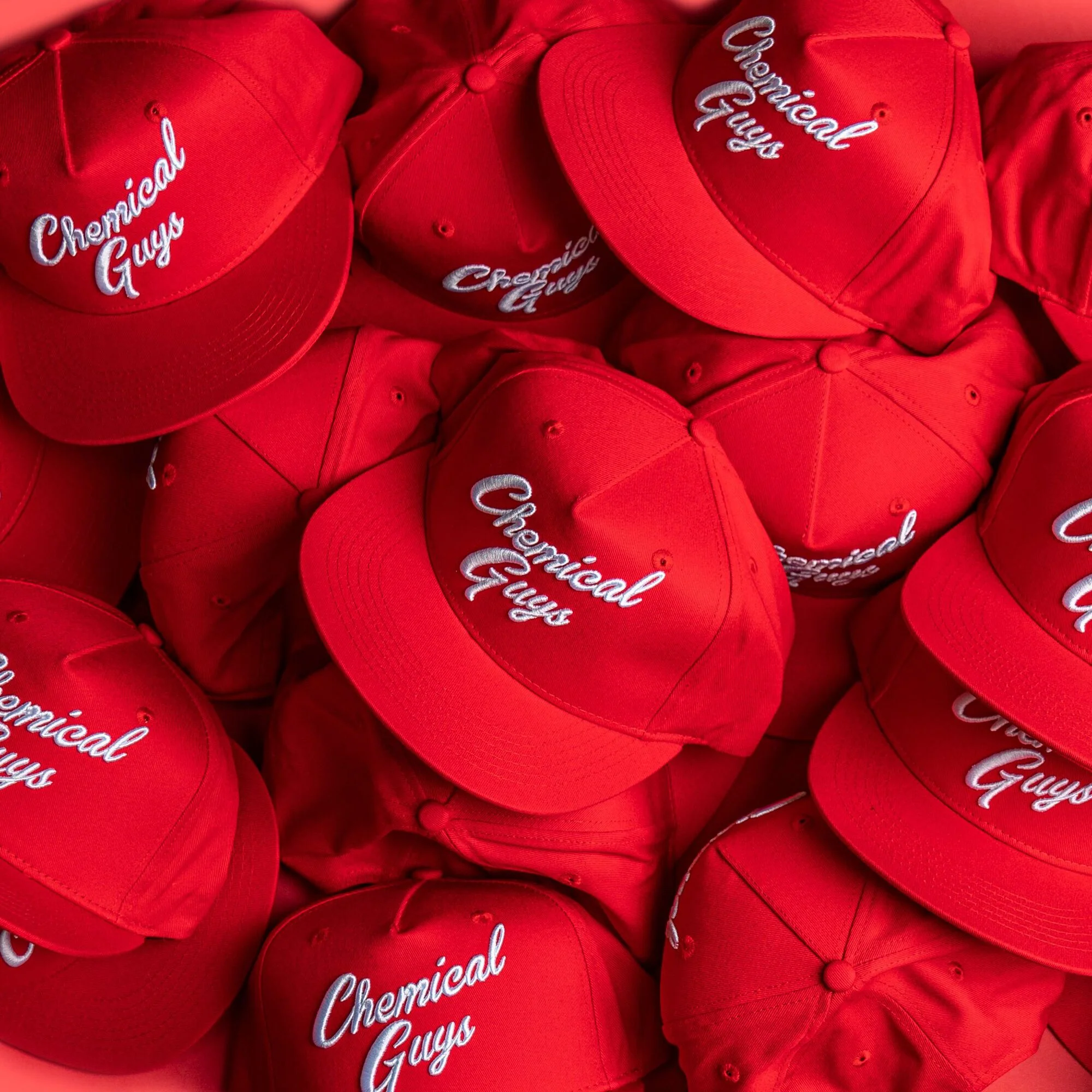 Snap-It-Back Red Script Hat - Image 11