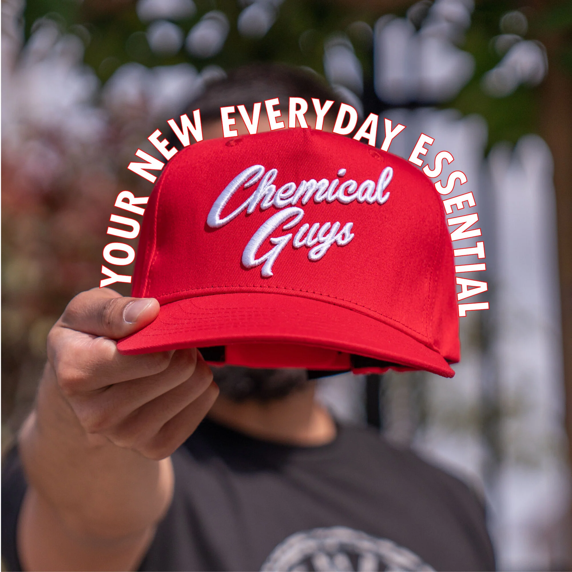 Snap-It-Back Red Script Hat - Image 7