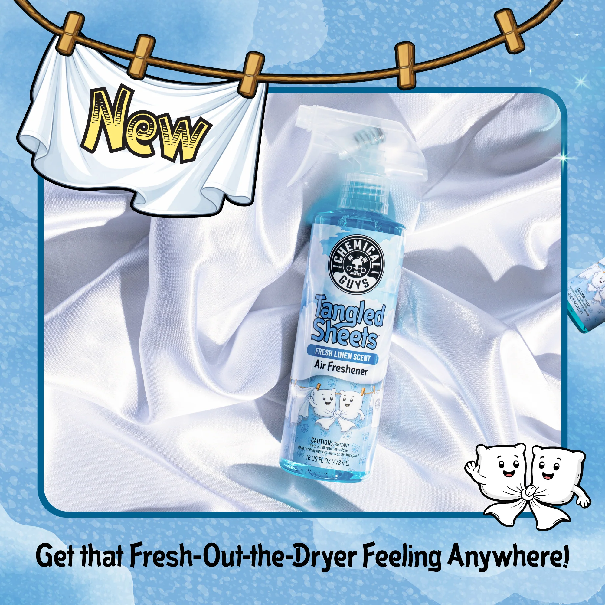 Tangled Sheets Fresh Linen Scent Air Freshener Spray - Image 2