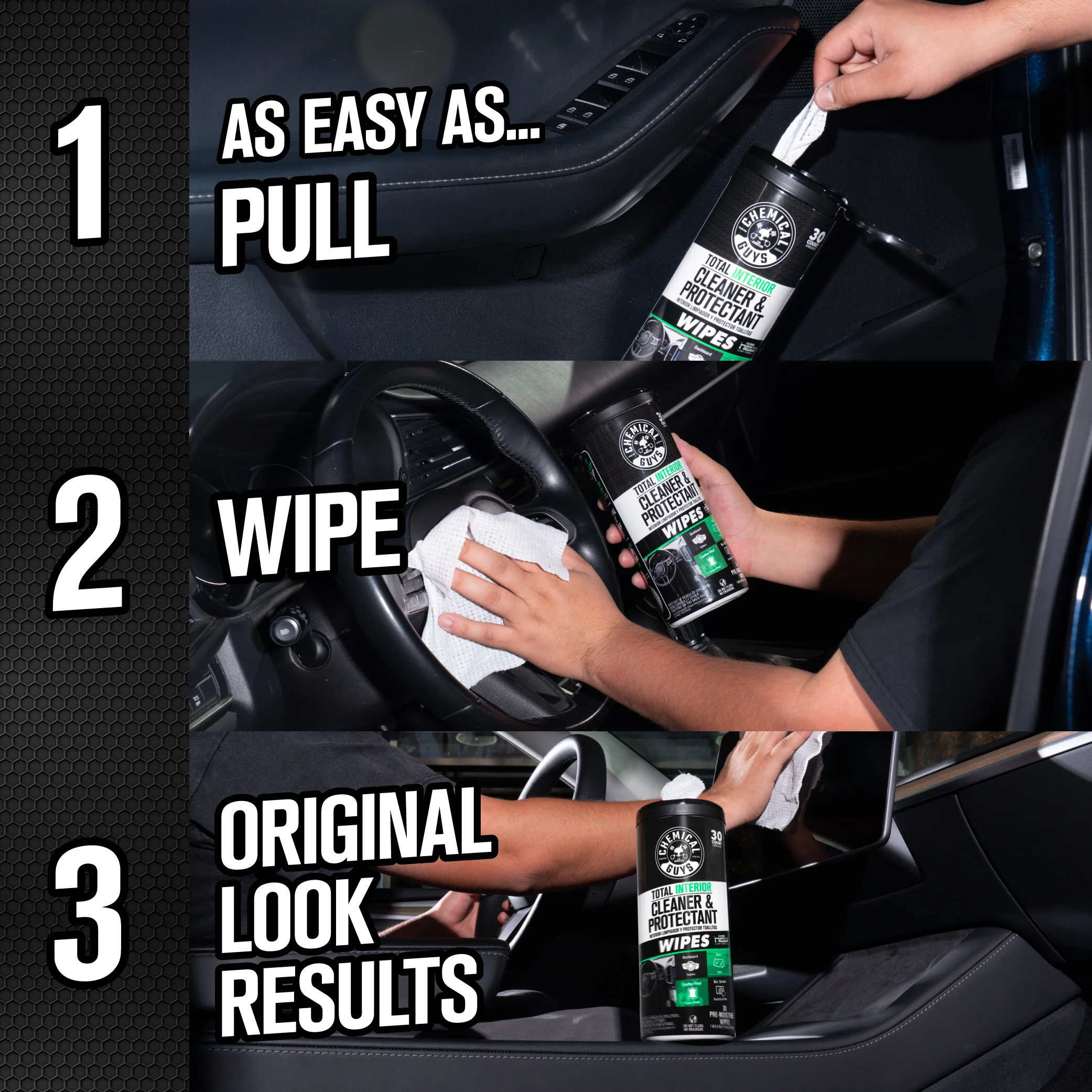 Total Interior Wipes 3-Pack Kit - Image 5