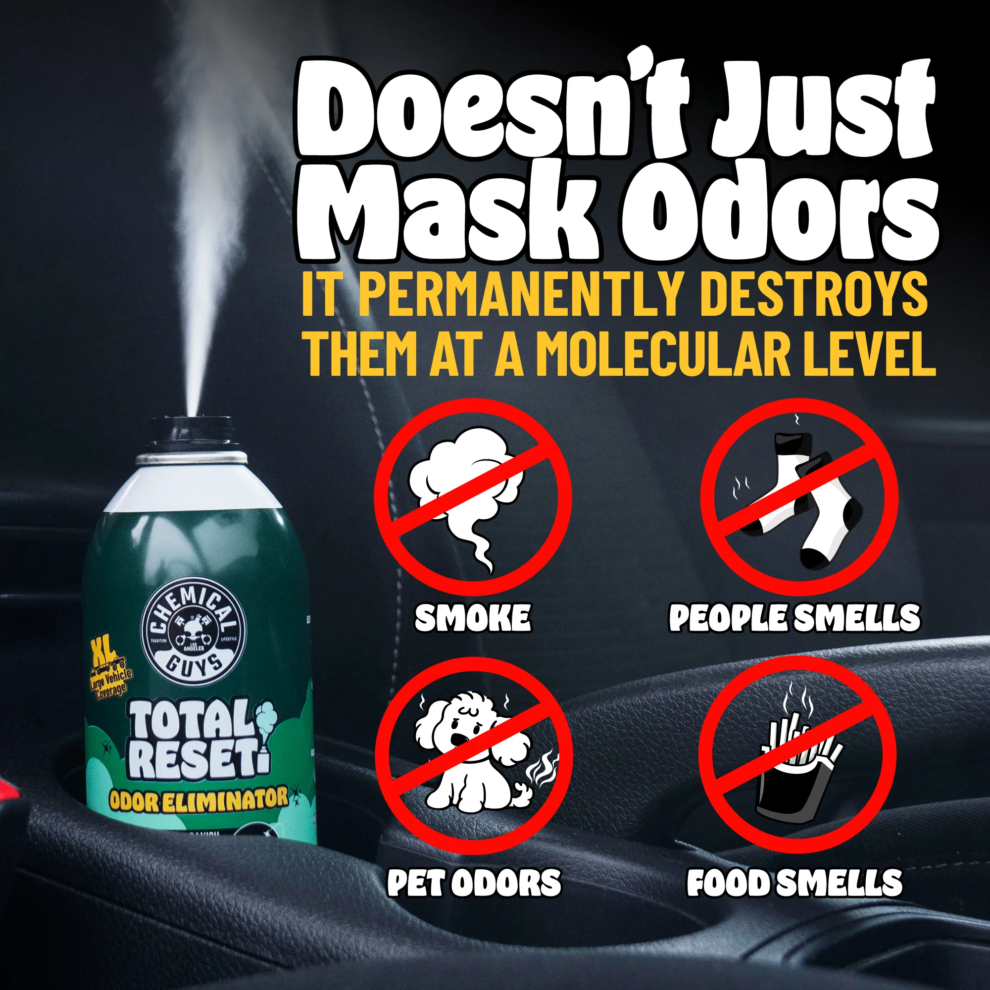 Total Reset Odor Eliminator - New Car Smell - Image 3
