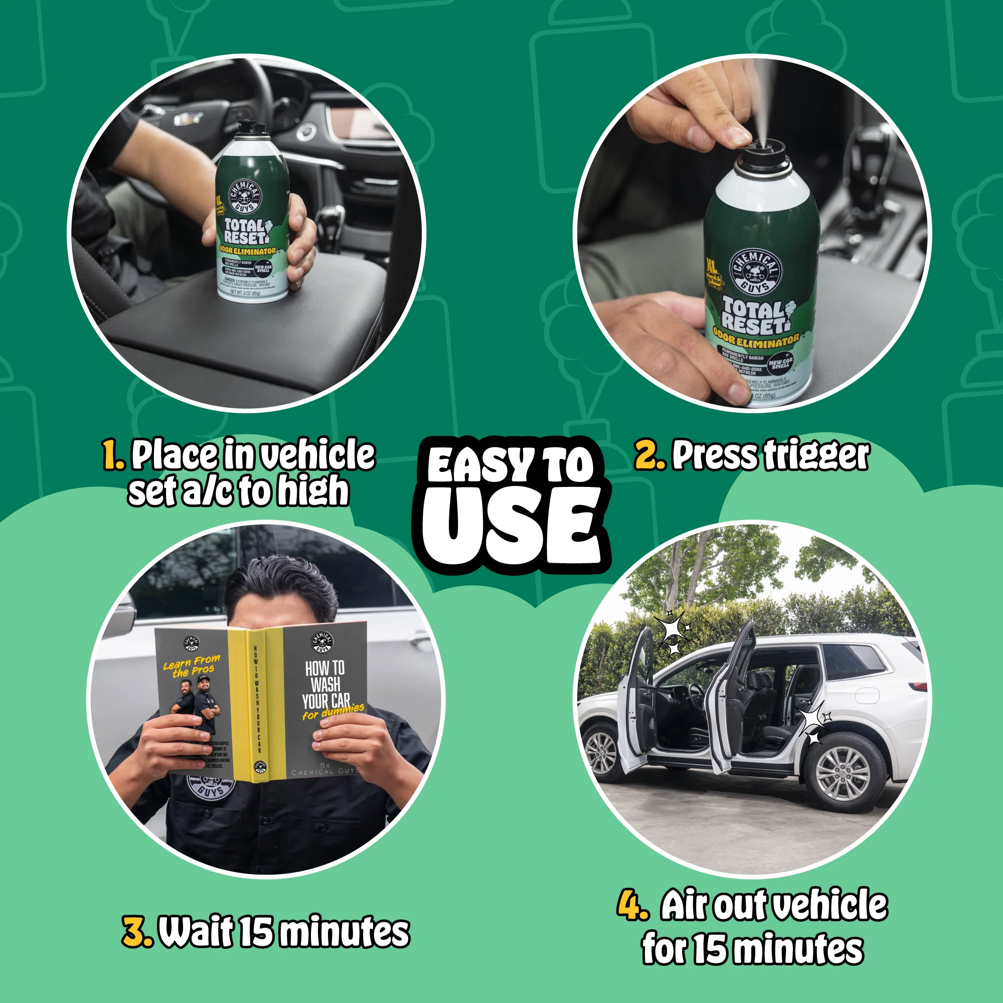 Total Reset Odor Eliminator - New Car Smell - Image 4