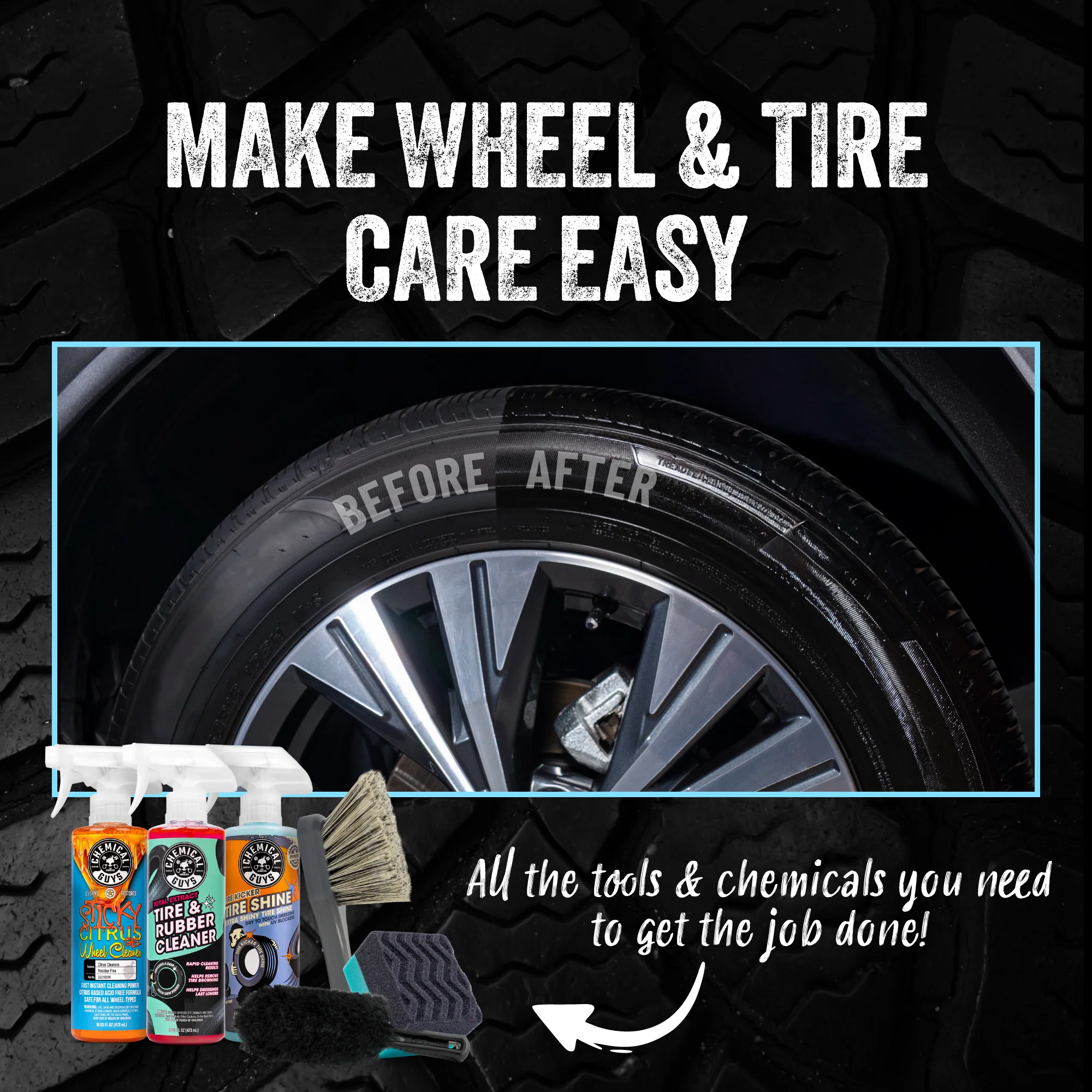 Wheel & Tire Complete Clean Kit - Image 3